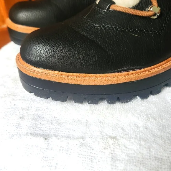 Indigo RD Black Izma Faux Fur Hiking Booties- Size 8M - Picture 11 of 13